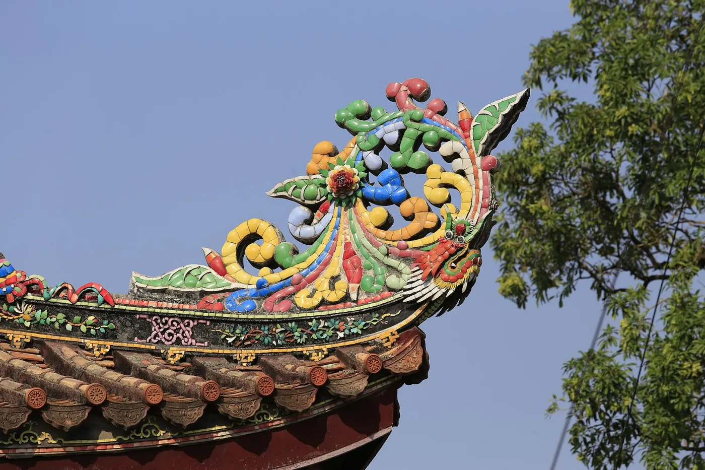 开元寺檐下与脊饰