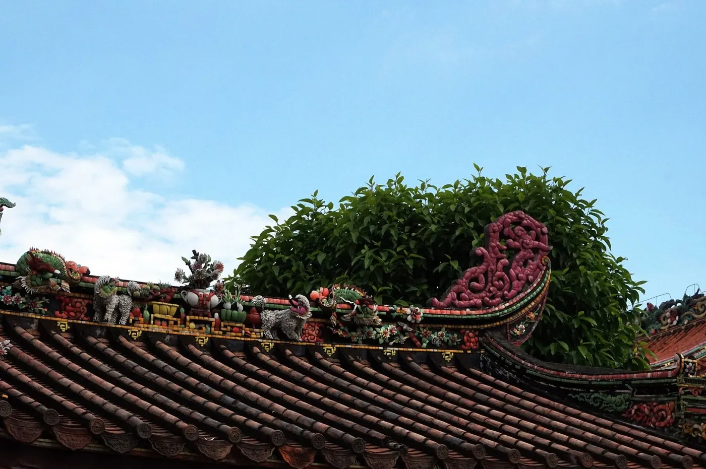 潮州开元寺地藏阁屋脊嵌瓷