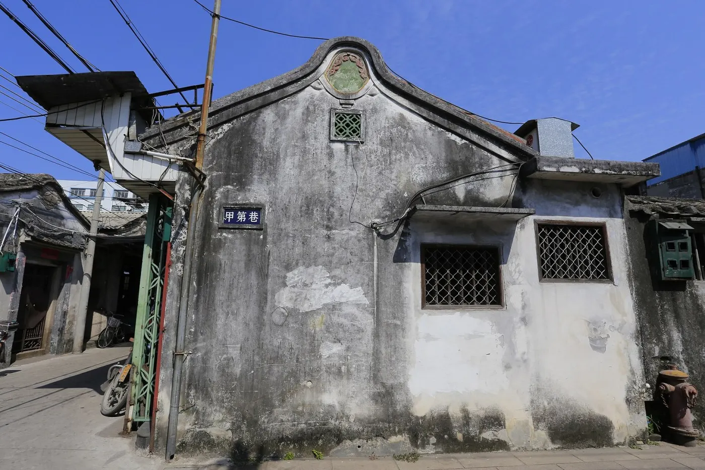 潮州老城古民居,门楼与天井